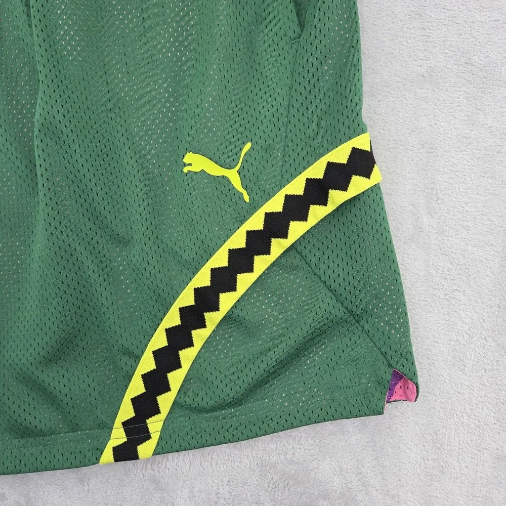 Puma X Teenage Mutant Ninja Turtles Reversible Shorts Mens XXL Green 630931-01